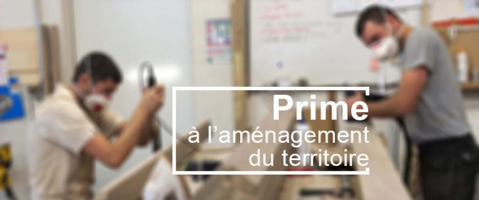 prime amenagement territoire